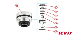 Rear shock seal head KYB