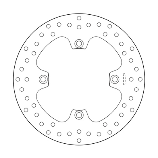 Brake disc Brembo Serie Oro Beta RR 400 (05-12) rear 68B40789