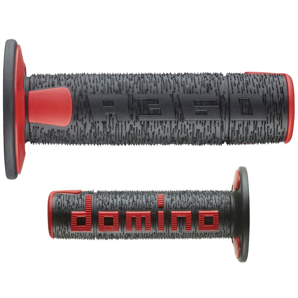 Pair of Grips Domino A360 - black red Pair of Grips Domino A360 - black red