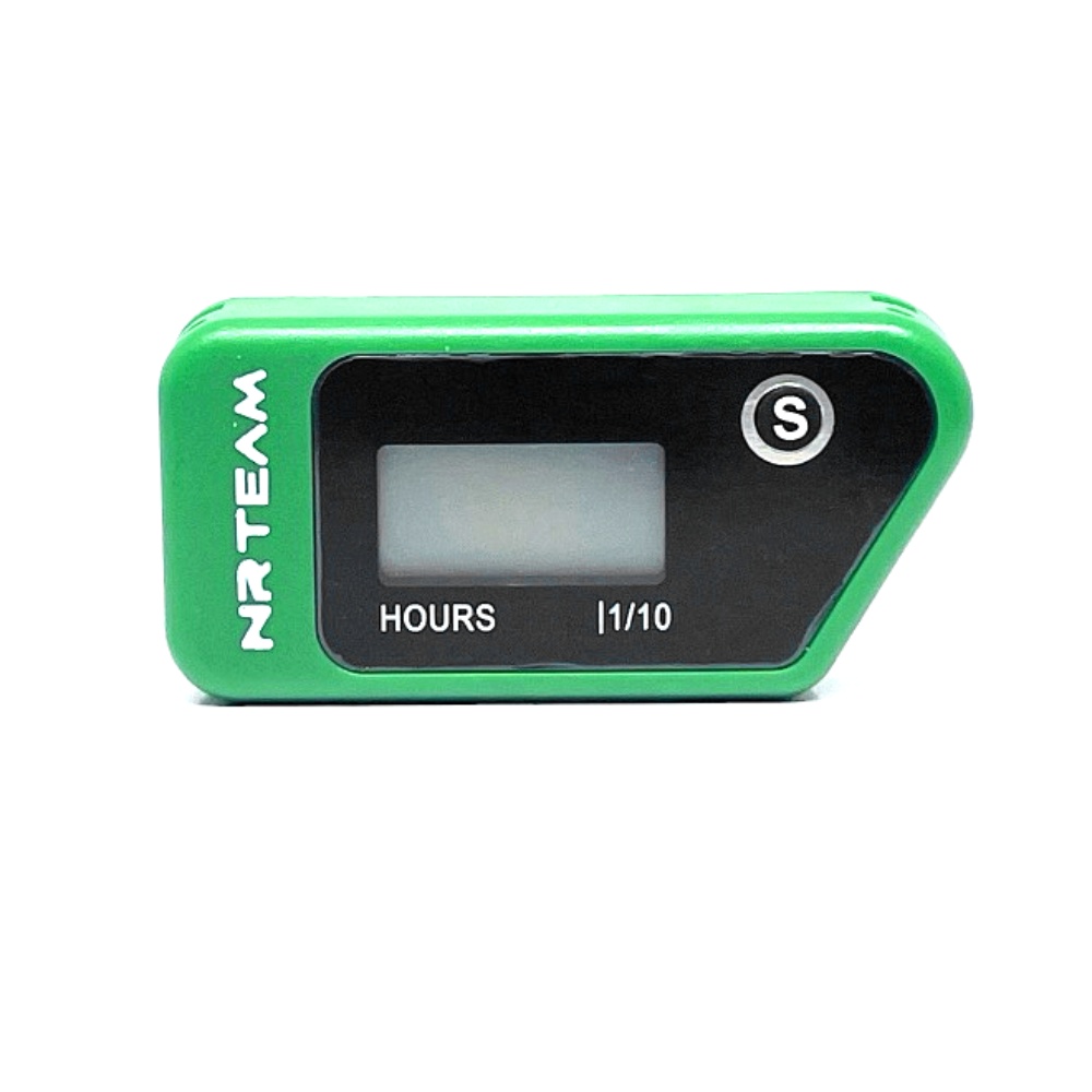 Universal wireless hour meter green