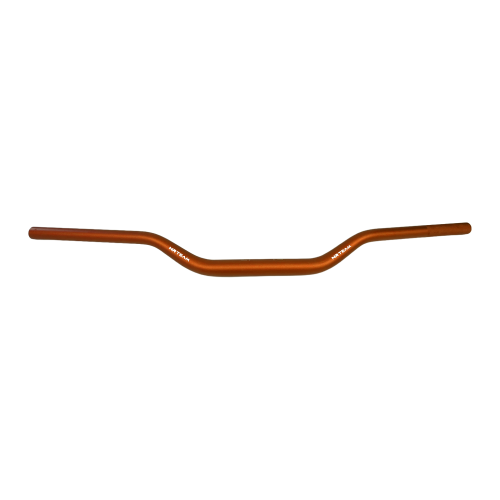 Handlebar NRTeam 28.6 mm low bend orange - 6061-T6 Handlebar NRTeam 28.6 mm low bend orange - 6061-T6