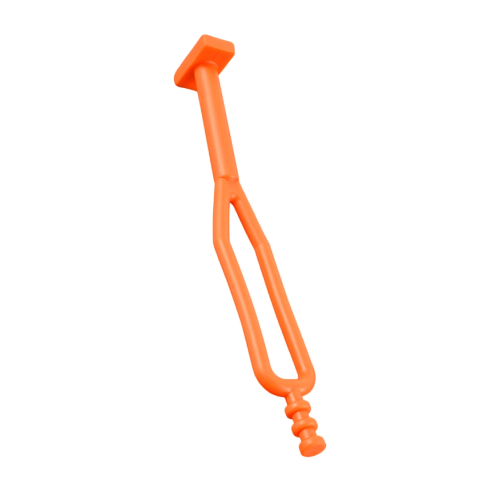 Side stand rubber strap long orange DS89.9387A