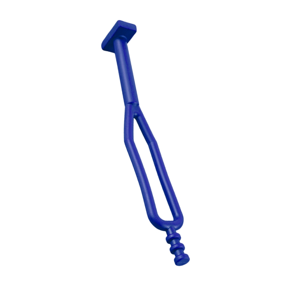 Side stand rubber strap long blue DS89.9387B