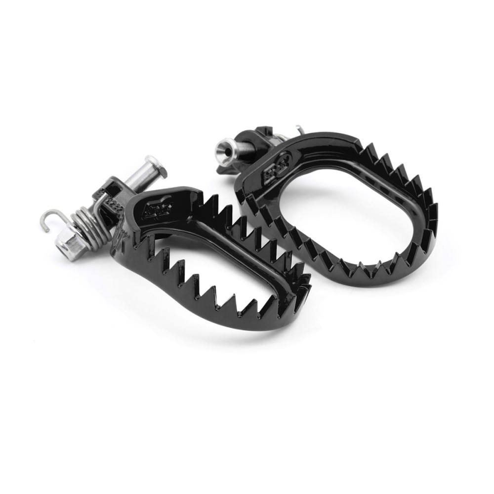 Footpegs steel S3 Beta RR 250 (13-19) standard black ESK-1232-B