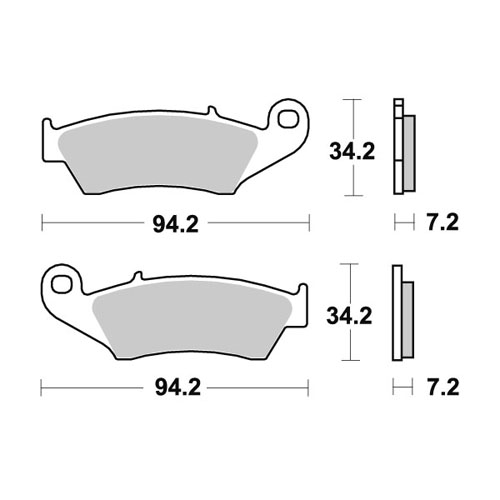 Brake pads Galfer Kawasaki KX 450 F (06-23) front standard FD164G1396