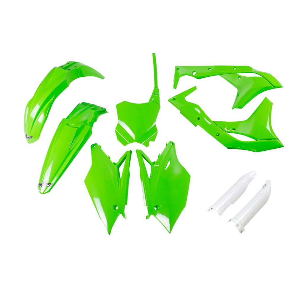 Plastics kit Kawasaki KX 250 F (18-20) - colour green KAKIT225F-026