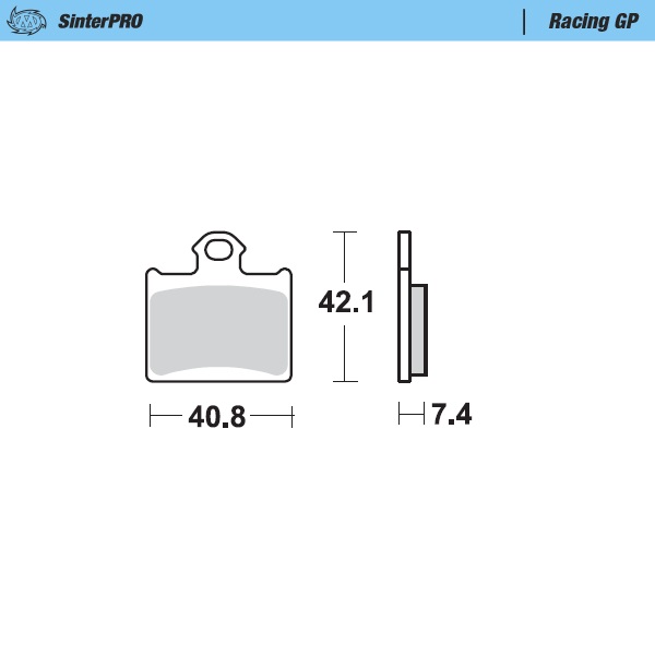 Brake pads Moto Master Husqvarna 85 TC (14-20) rear GP MM-096712