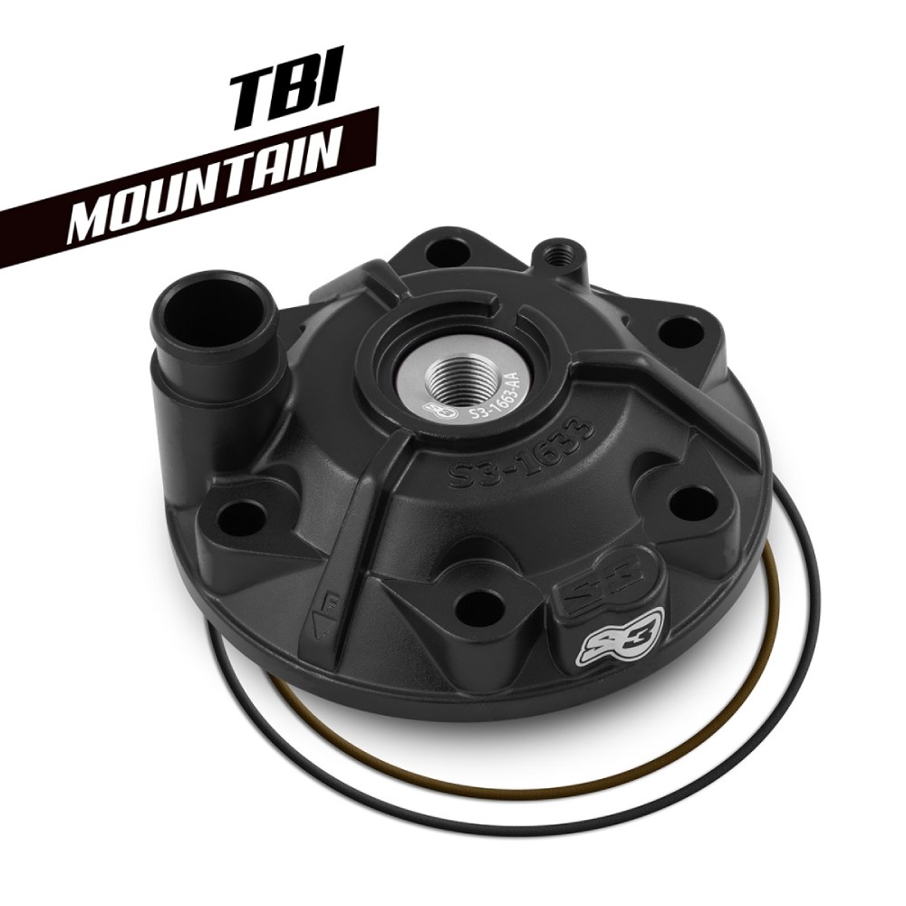 Cylinder head S3 KTM 300 SX (23-27) - Mountain black MTN-163-300-B