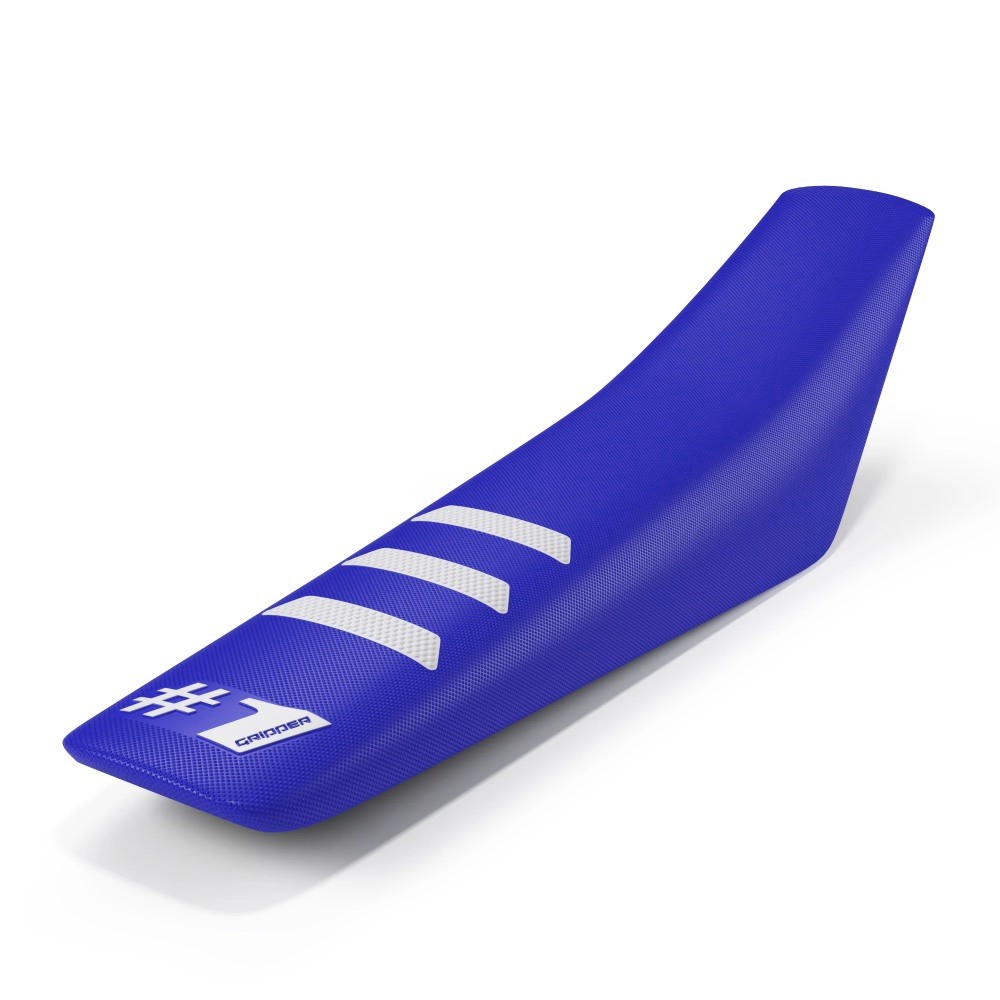 Universal seat cover Onegripper - Light Rib blue and white OSC03-BEWH