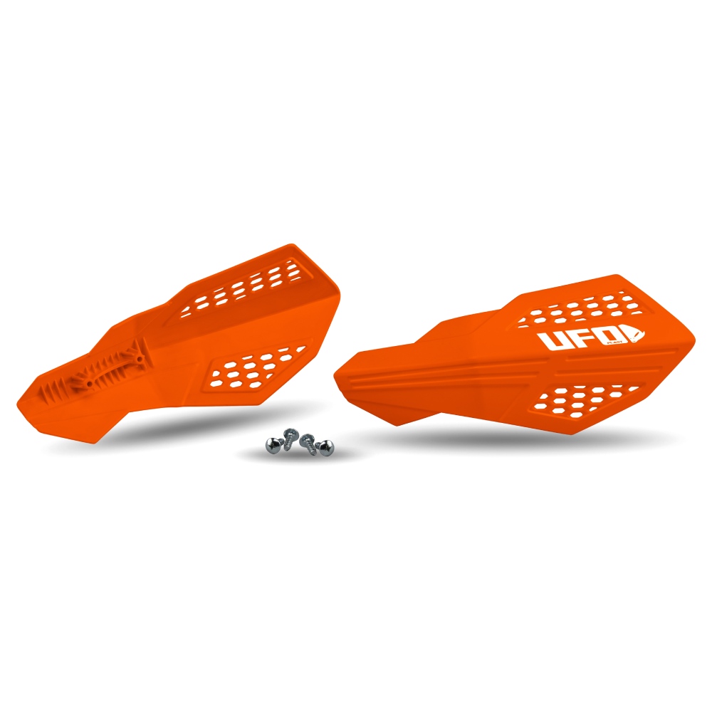 Pair of handguards UFO HORUS for lever mounts orange Pair of handguards UFO HORUS for lever mounts orange