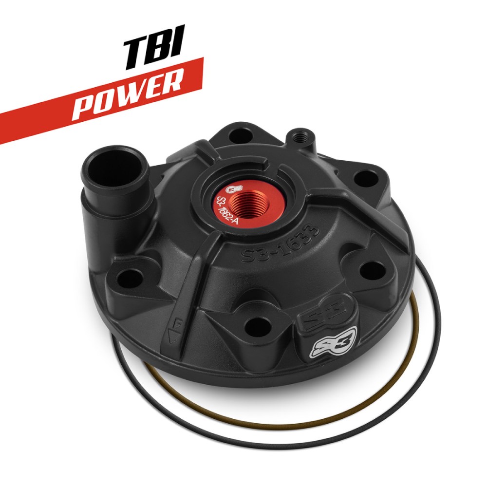 Cylinder head S3 Husqvarna 300 TE (24-27) - Power black PWR-163-300-B