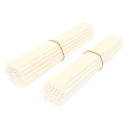 Set of 80 spoke covers white