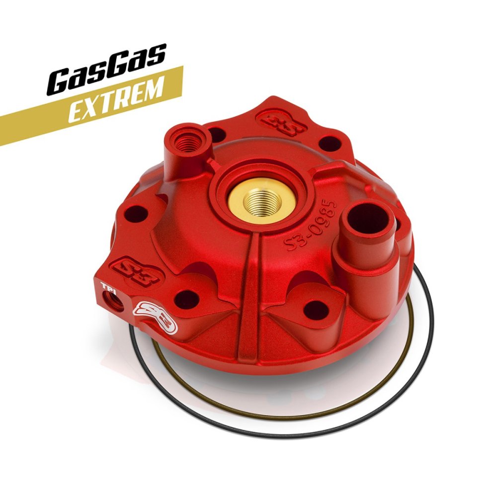 Cylinder head S3 Husqvarna TE 300 (18-23) - Extreme red XTR-985TPI-300-R